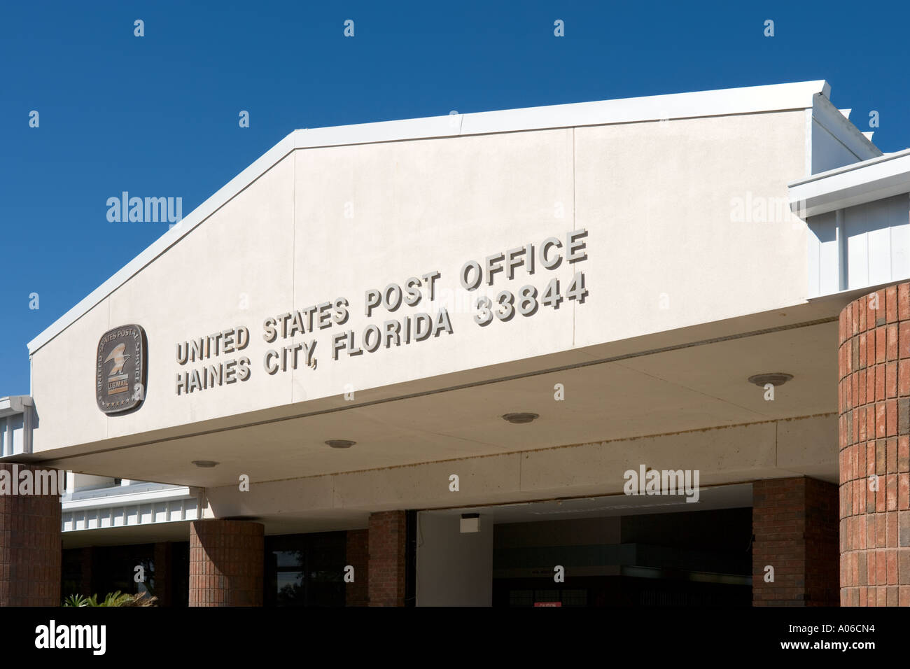 Ingresso al Post Office, unisce i membri del servizio postale, Haines City, Florida, Stati Uniti d'America Foto Stock