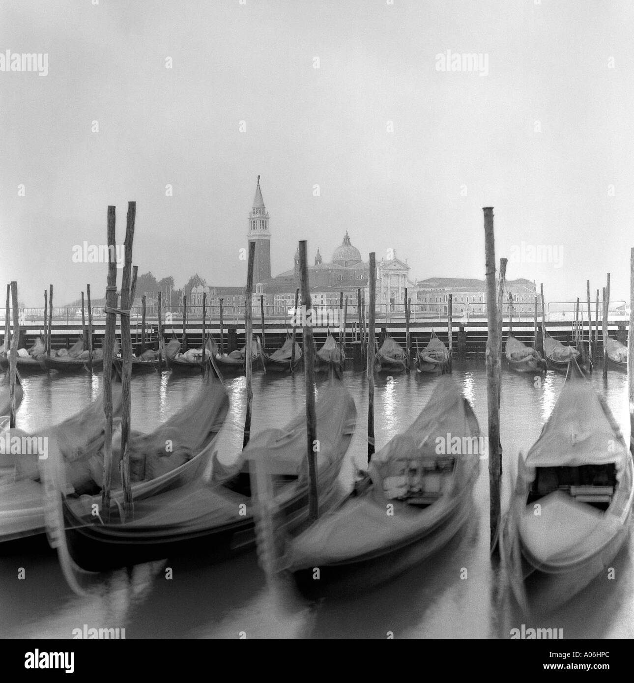 Le gondole venete Foto Stock