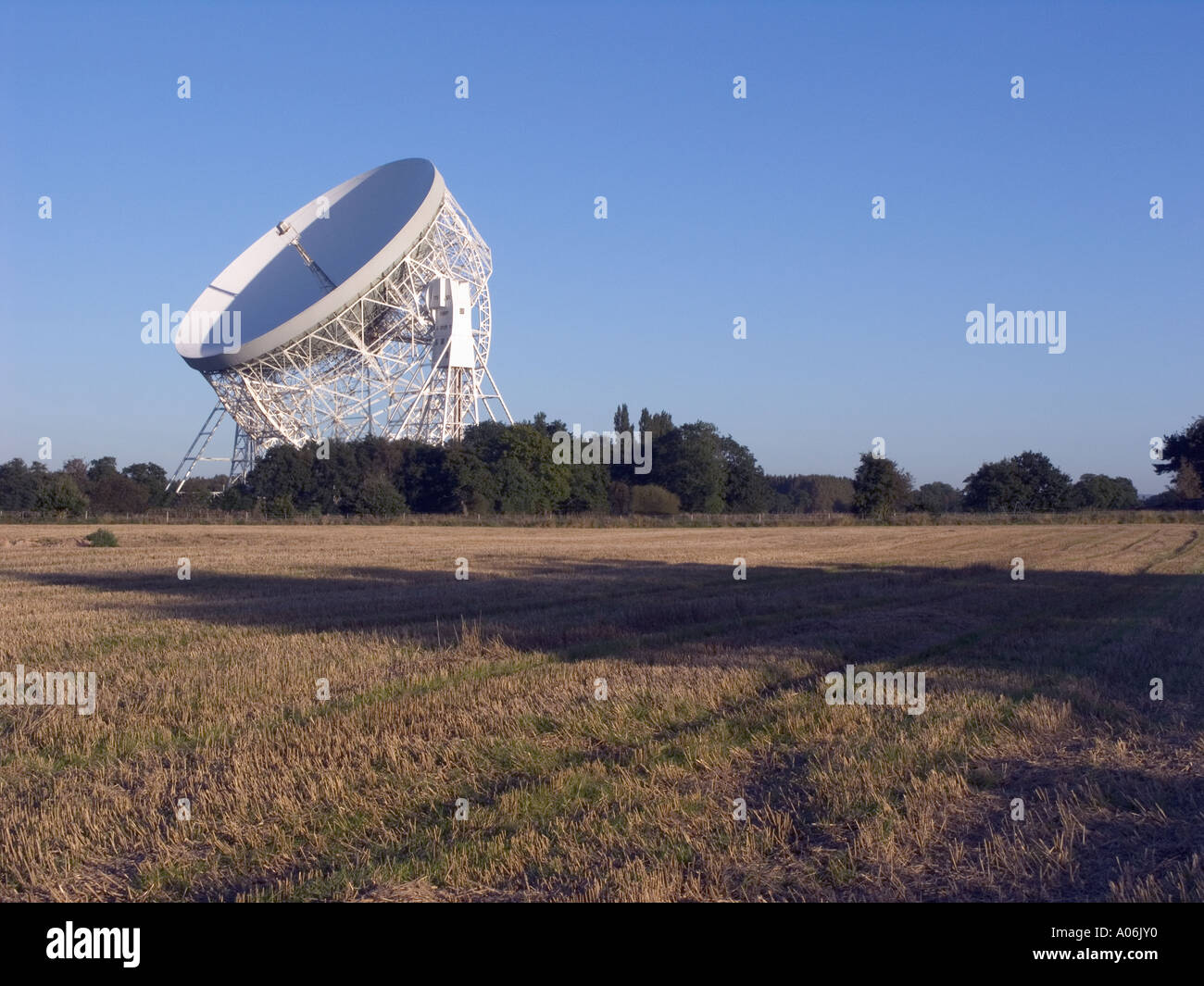 Jodrell Bank radio telescopio,Holmes Chapel,l'Inghilterra,UK Foto Stock