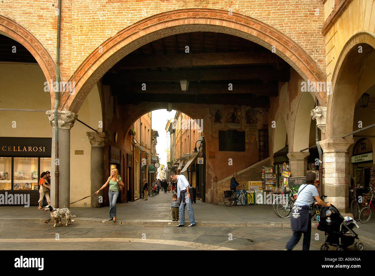 Ravenna Piazza del poppolo Foto Stock
