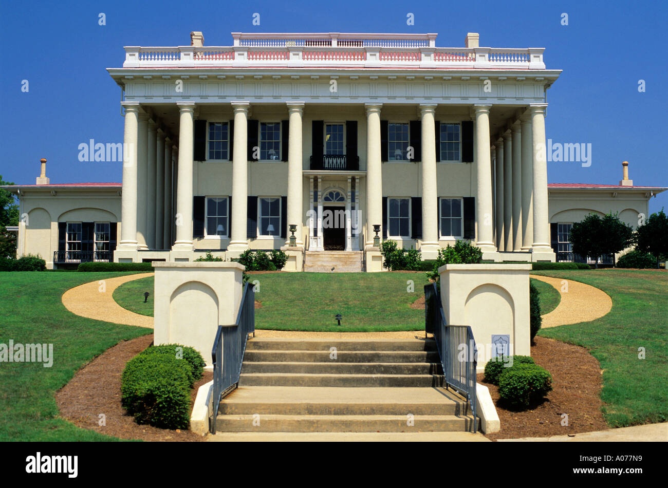 Il Woodruff House un Antebellum Mansion in Macon, Georgia. Foto Stock