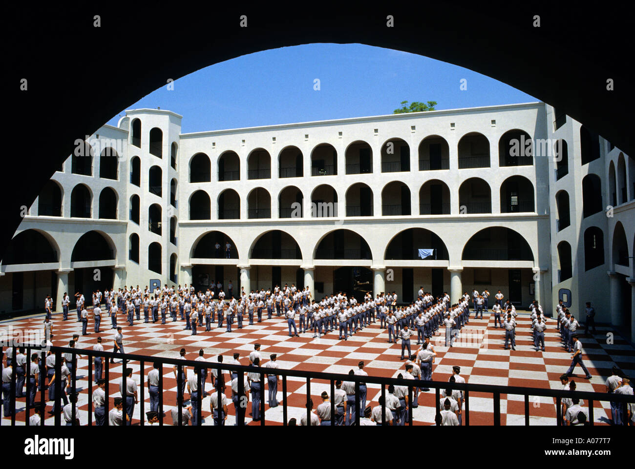 Il Citadel Military College di Charleston, Carolina del Sud. Foto Stock