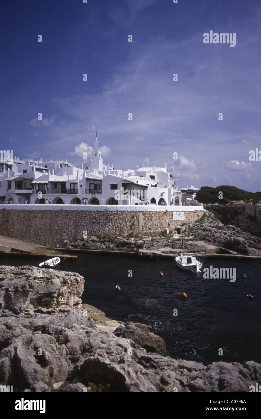 In stile moresco Binibeca Menorca Minorca spagna Foto Stock