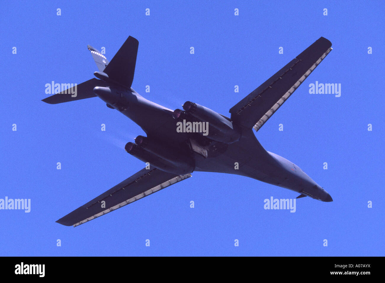 Boeing B-1B Lancer bombardiere azionato dalla US Air Force la visualizzazione a Fairford RIAT Foto Stock