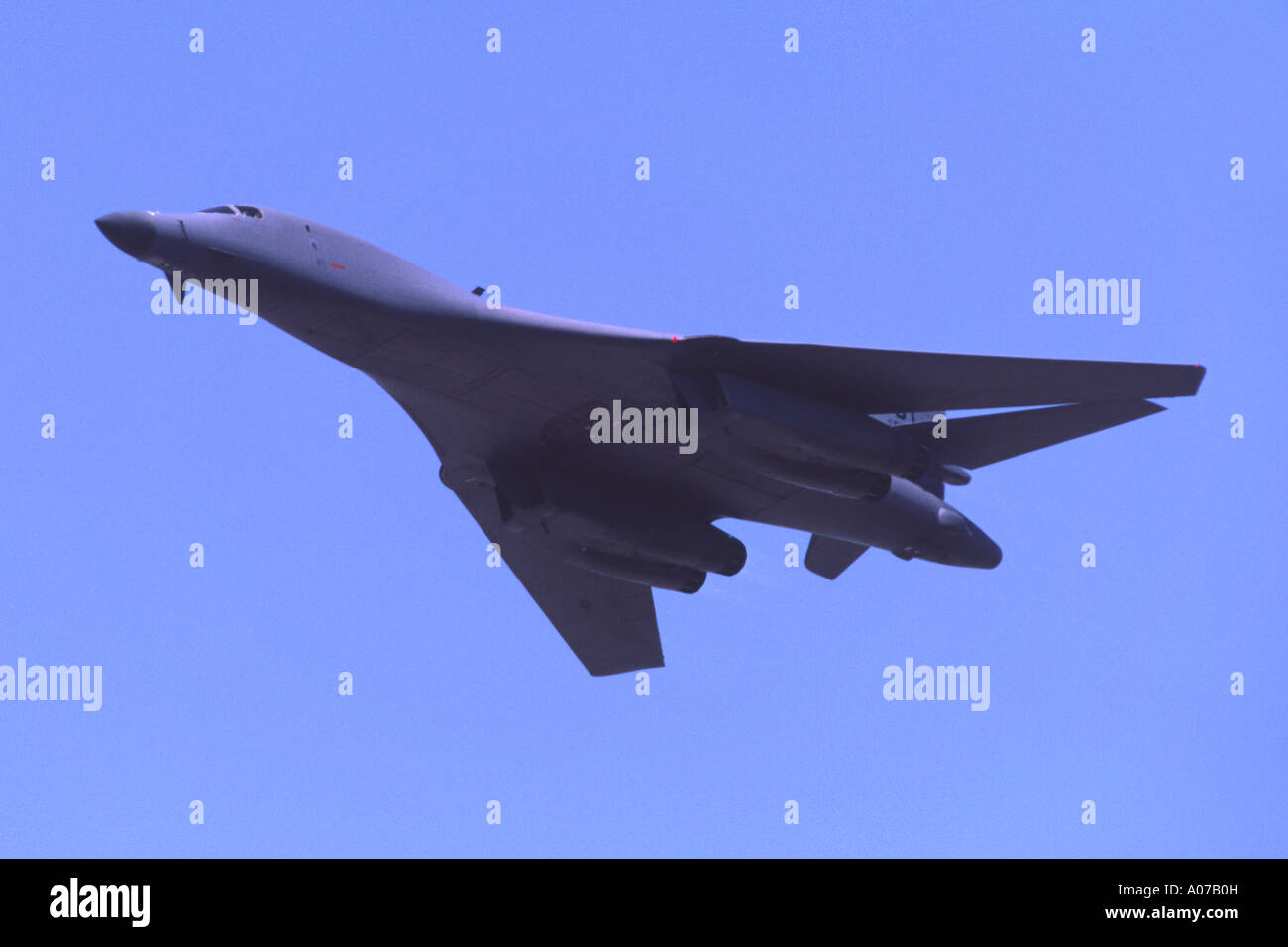 Boeing B-1B Lancer bombardiere azionato dalla US Air Force la visualizzazione a Fairford RIAT Foto Stock