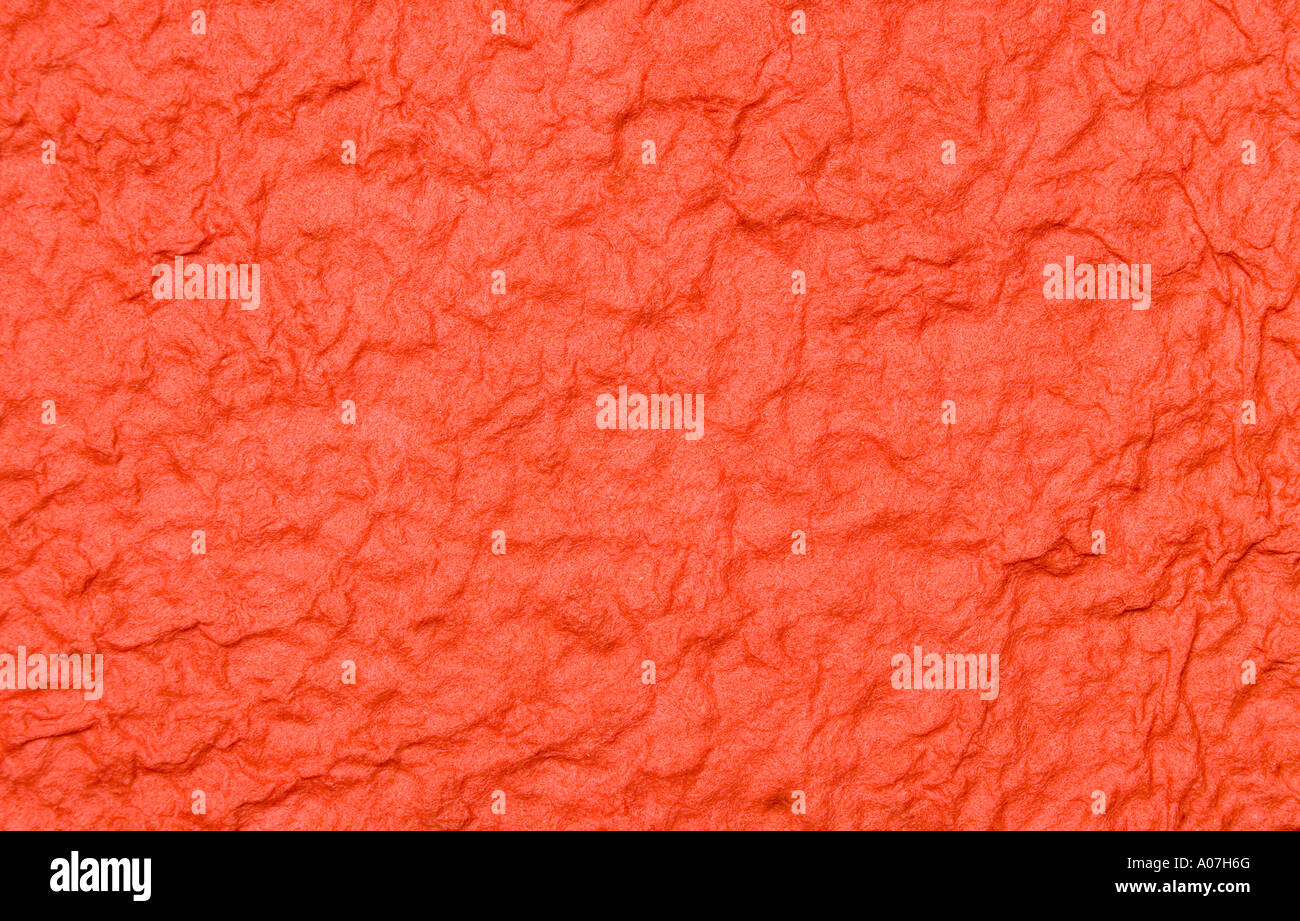 Rosso carta strutturata Foto Stock