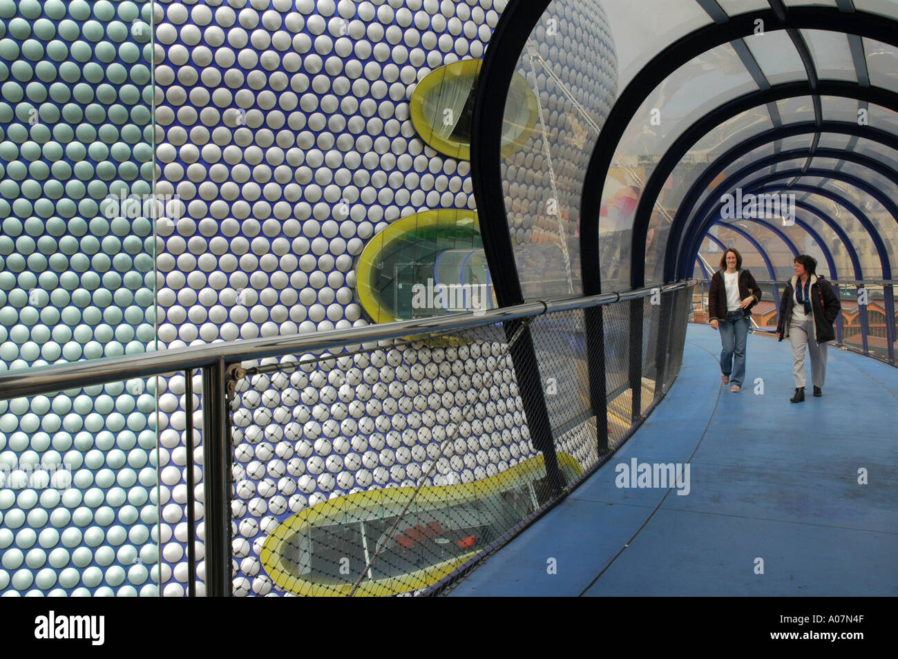 L'accesso pedonale dal parcheggio per magazzini Selfridges Birmingham Bullring REGNO UNITO Foto Stock