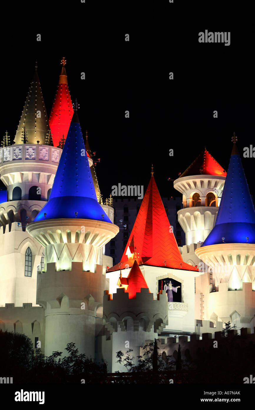 Excalibur Hotel and Casino Las Vegas Foto Stock