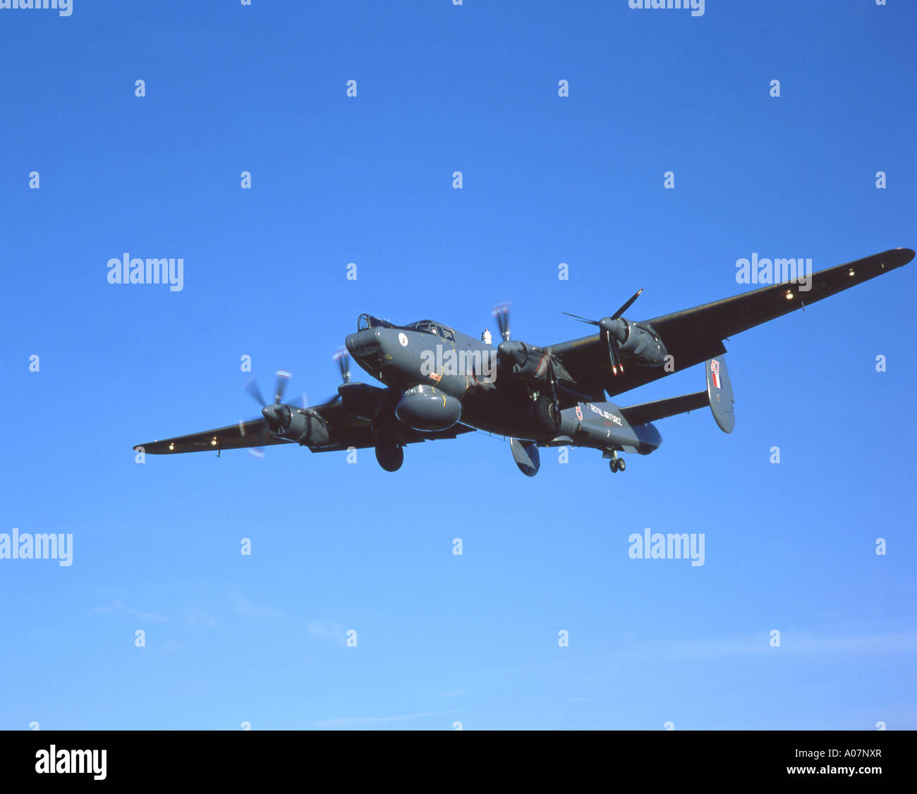 Avro Shackleton Long Range anti-guerra sottomarina 4 Enginge pattugliamento aereo. GAV 4016-382 Foto Stock