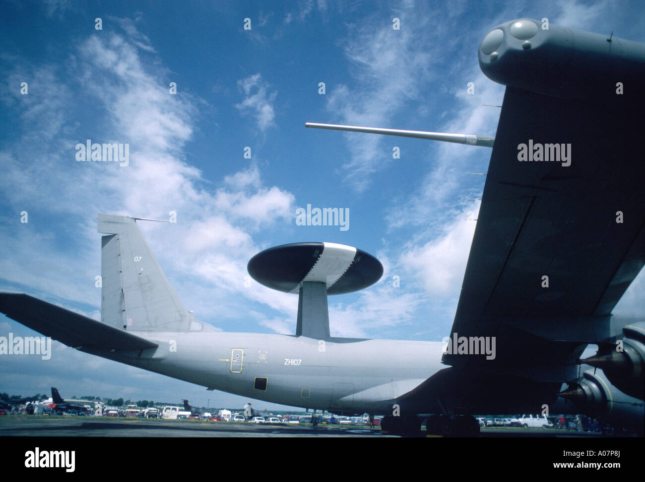Boeing E-3D Sentry AEW1 sul display statico a RAF Fairford Glouscester-shire. GAV 4028-383 Foto Stock