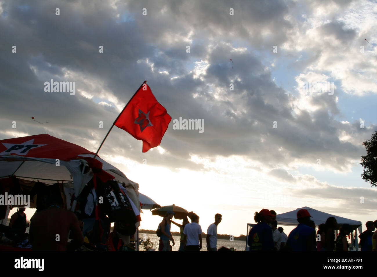Forum Sociale Mondiale 2005, Porto Alegre, Brasile Foto Stock