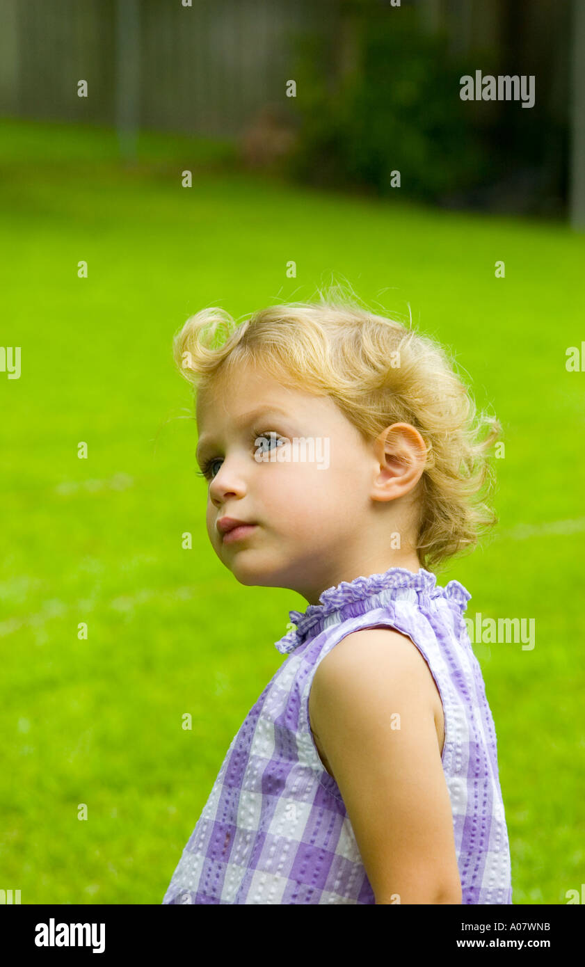 Bambino ragazza sorridente Foto Stock