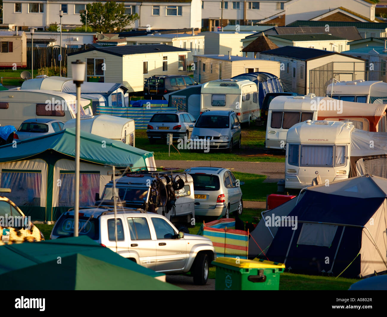 Camping & Mobile Homes Holiday Park Foto Stock