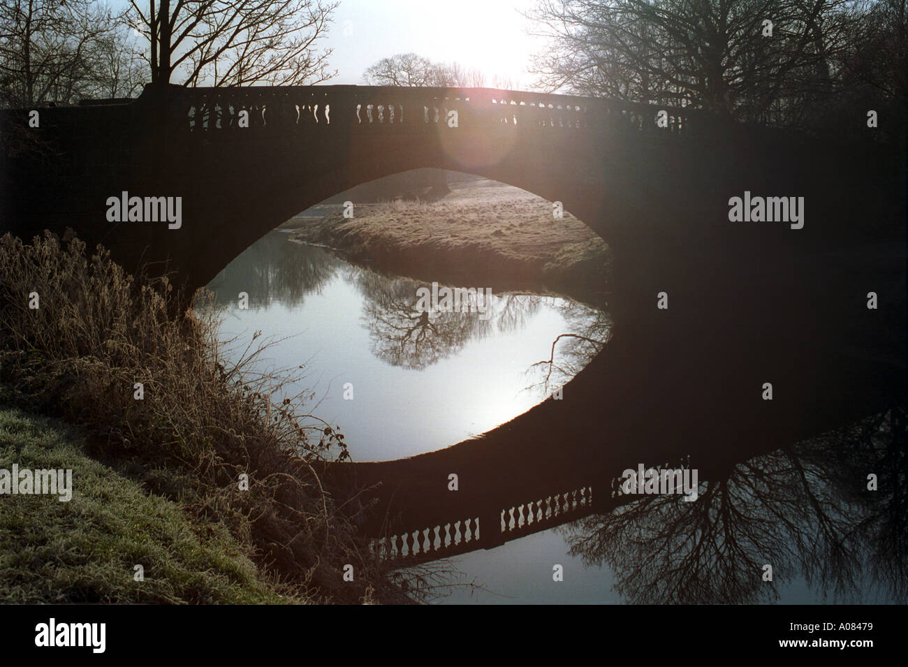 Fiume Cart Pollock Park Glasgow Scozia Scotland Foto Stock