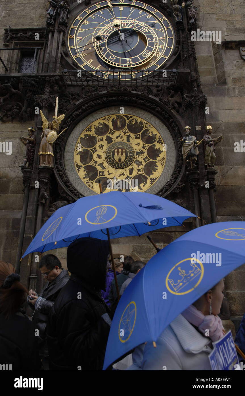 Praga, Praha prag Viaggi turismo repubblica ceca ex Unione sovietica ex Cecoslovacchia Repubblica Ceca Europa est della Comunità europea Foto Stock