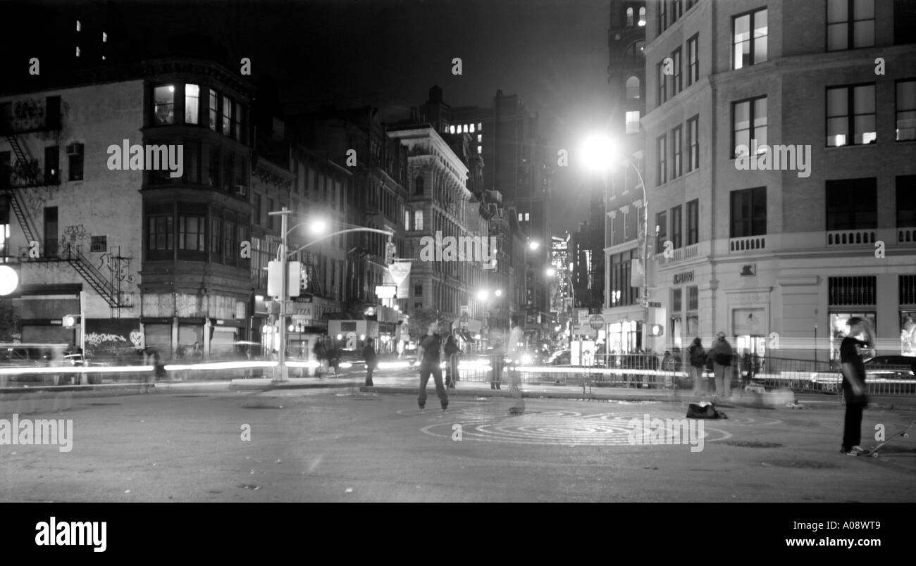 Broadway presso la Union Square Park di New York City Foto Stock