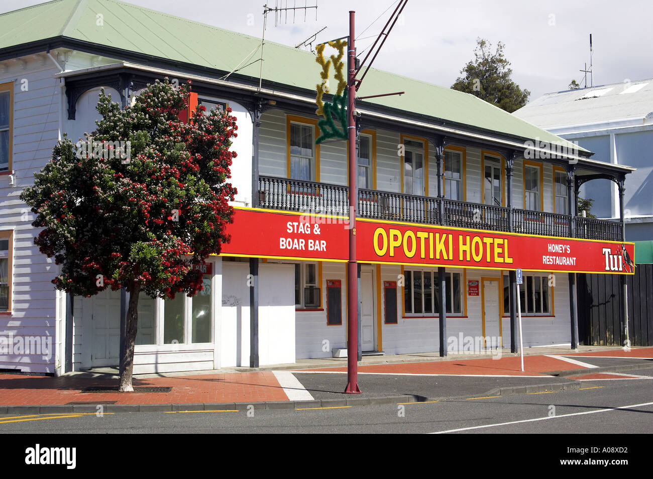 Hotel Opotiki Opotiki est della Baia di Planty Nuova Zelanda Foto Stock