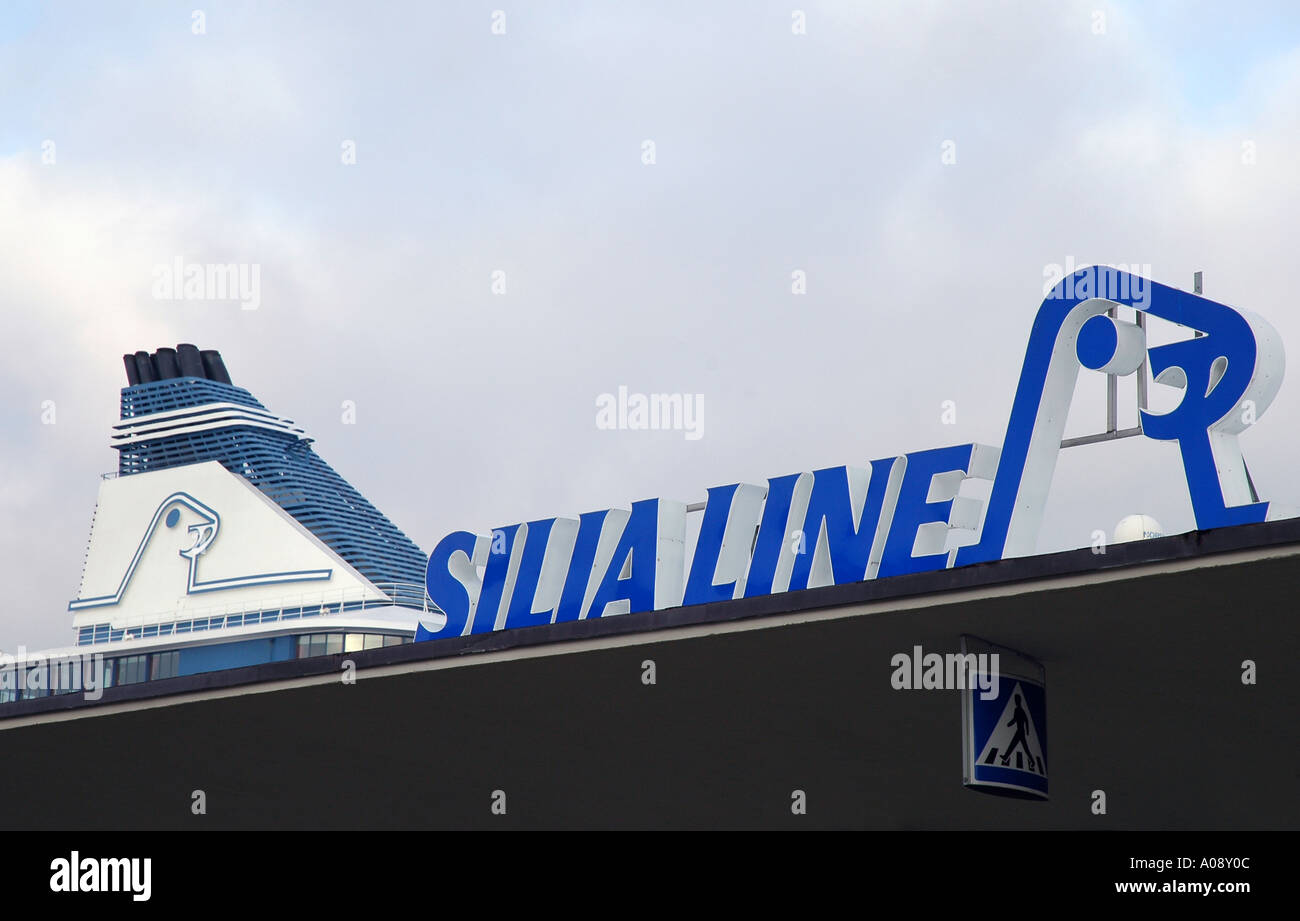 Silia logo linea Helsinki Finlandia Foto Stock
