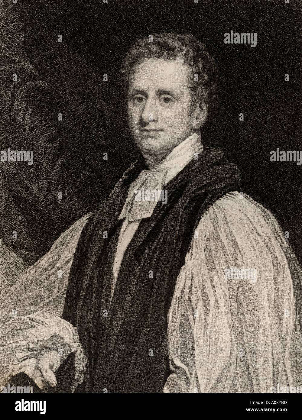 Reginald Heber, 1783 -1826. Lord inglese Vescovo di Calcutta, poeta e scrittore inno. Foto Stock