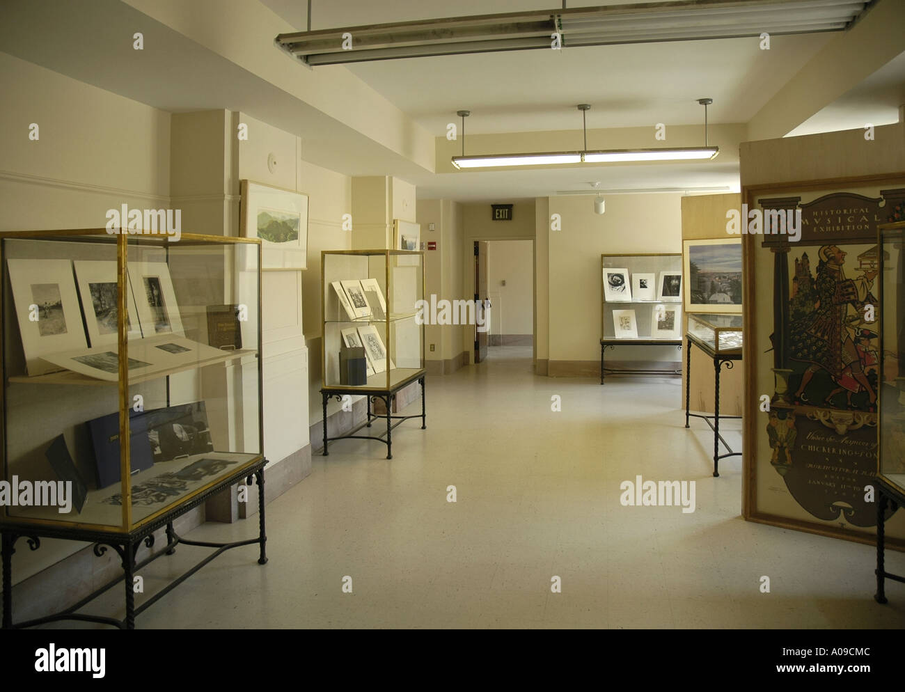 Museo, Boston Public Library Foto Stock