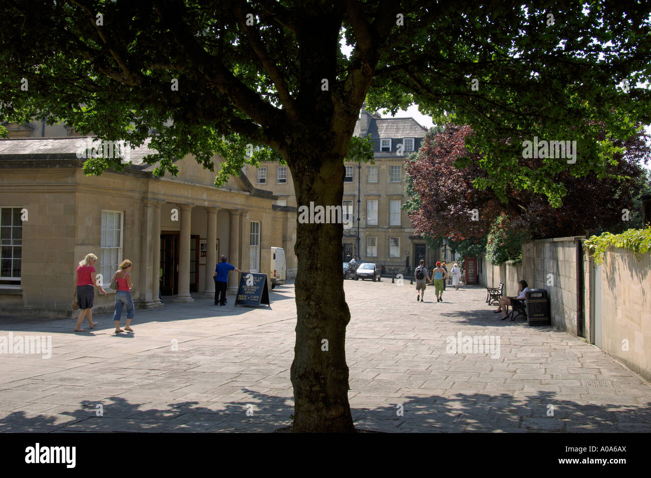 Bath St Andrew s Terrazza Assembly Rooms Somerset Inghilterra Foto Stock