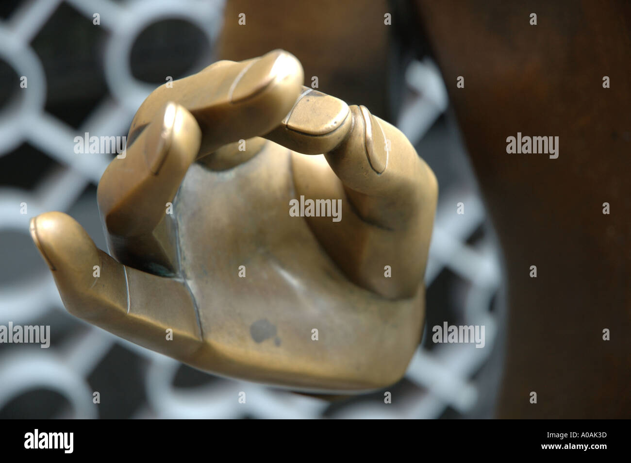 statue mano Foto Stock