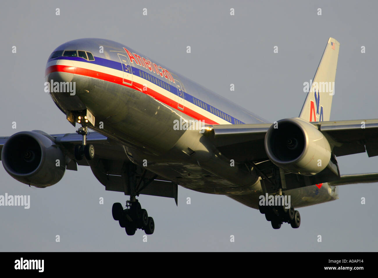American Airlines Boeing 777 200 Foto Stock