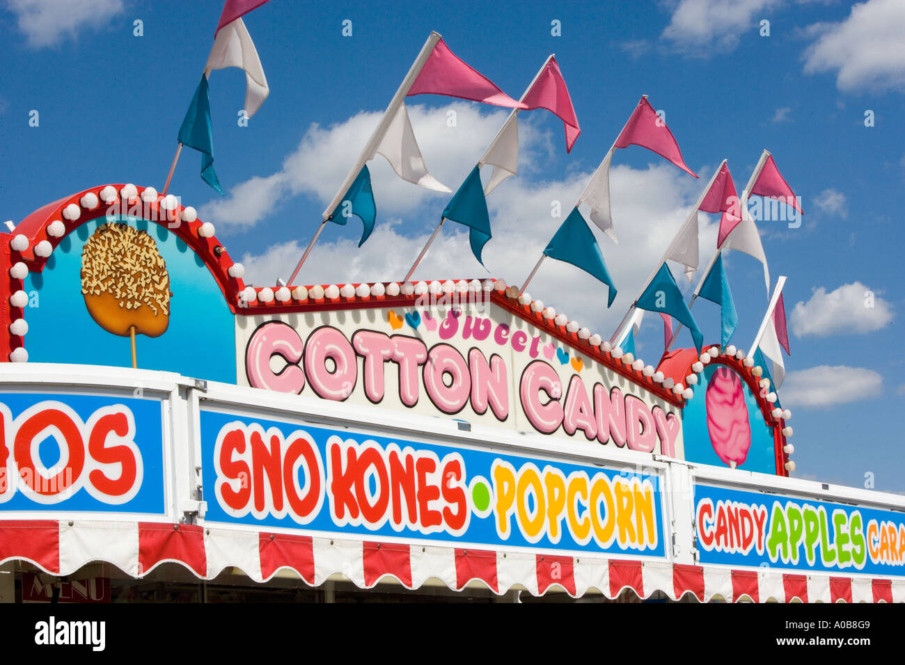 Uscita di alimentare a County Fair Foto Stock