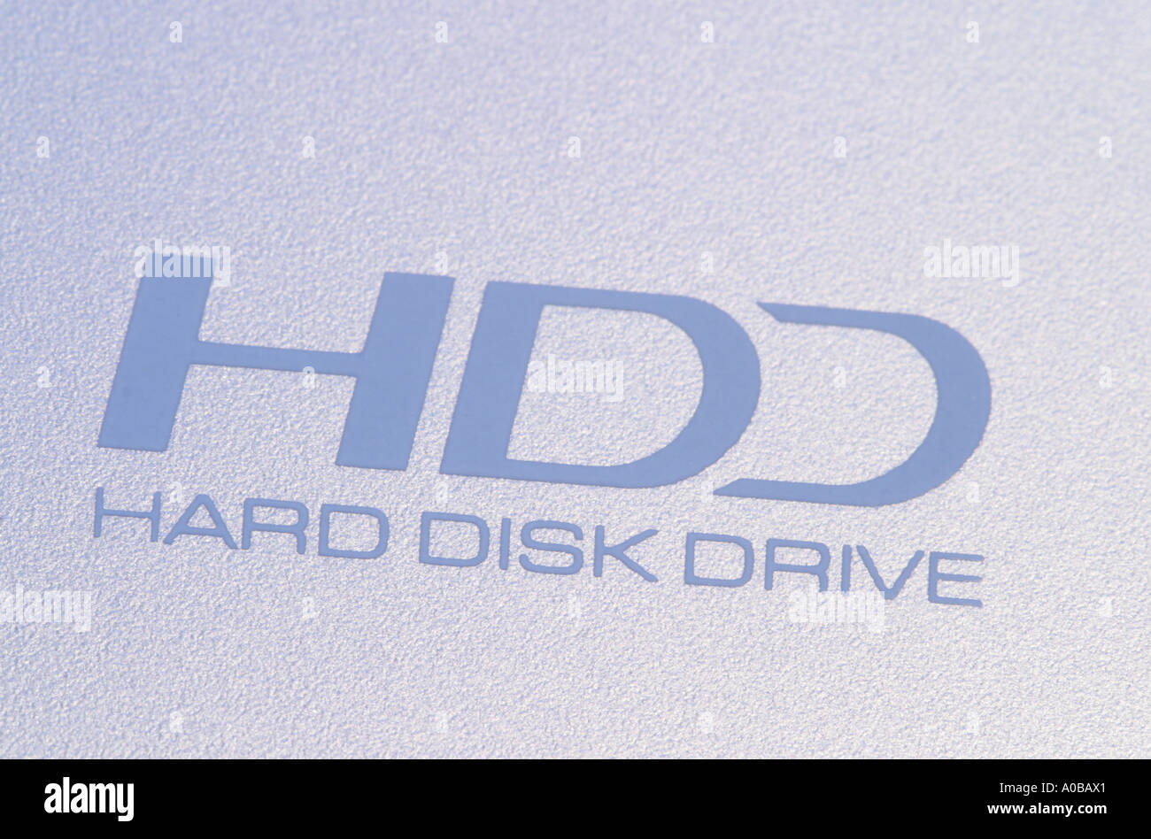 HDD Hard Disk Drive su un lettore musicale MP3 Foto Stock
