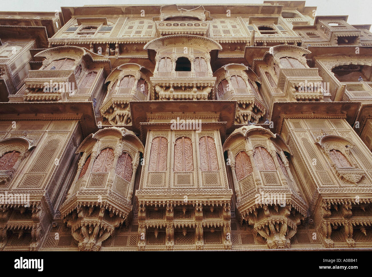 Patwon Ki Haveli , Jaisalmer, Rajasthan, India. Foto Stock