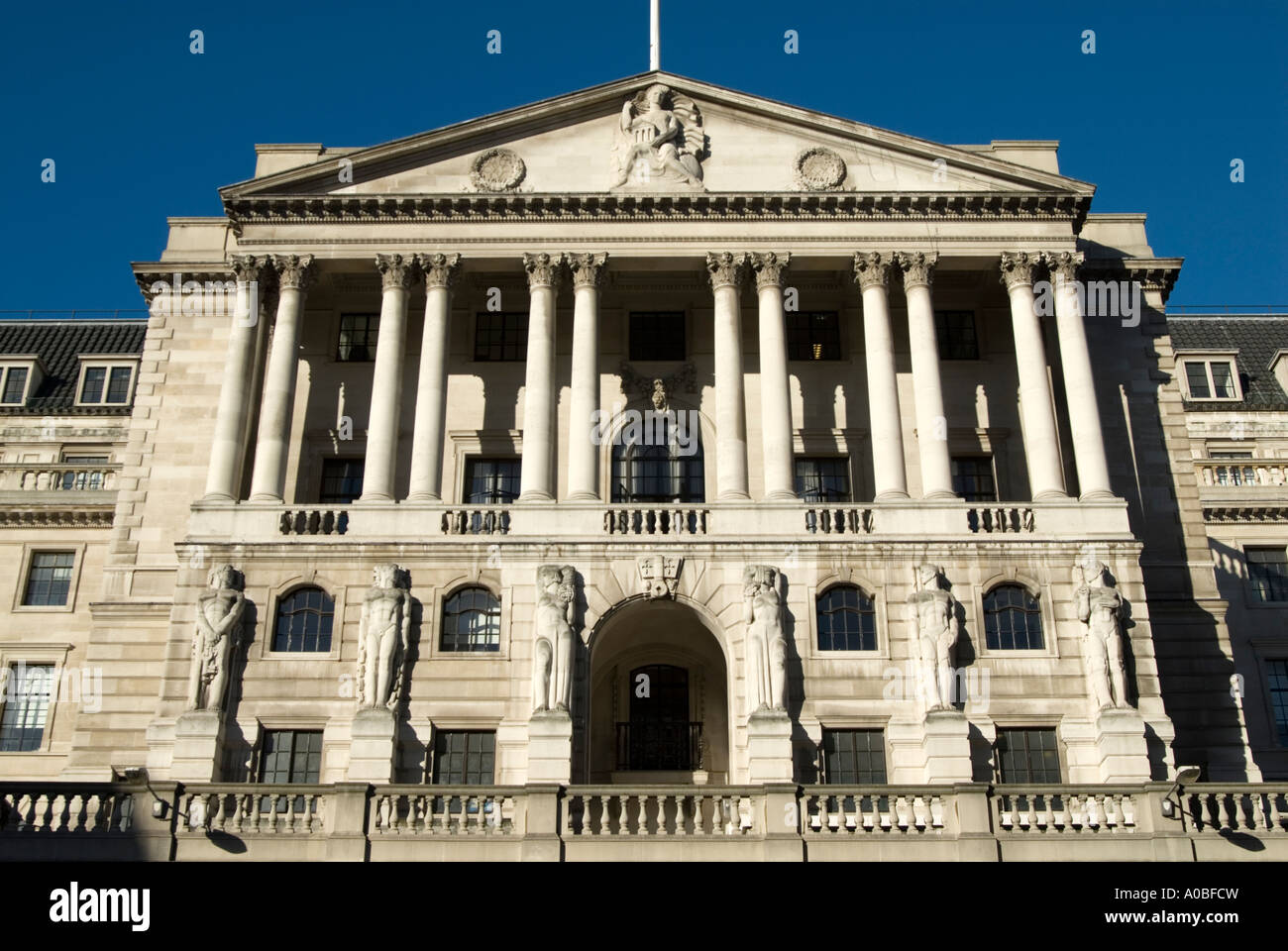 Bank of England, London, Regno Unito Foto Stock