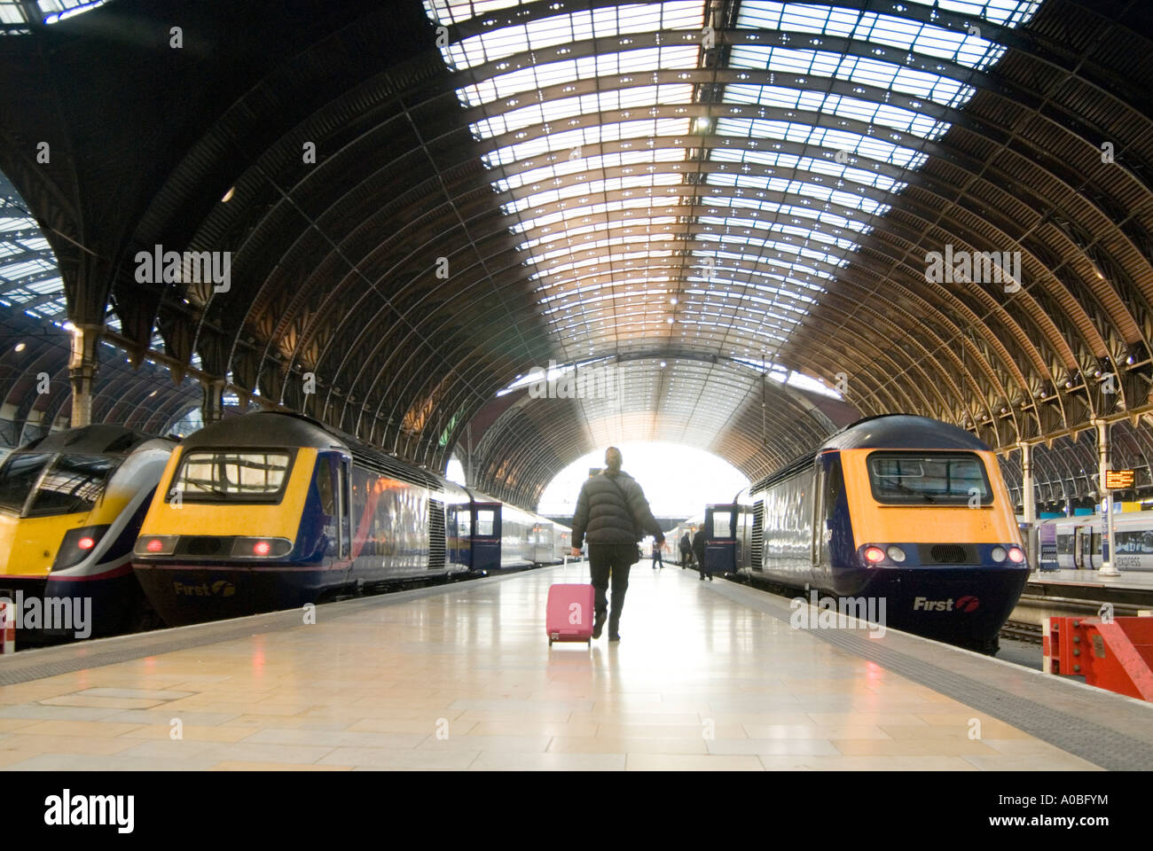 Stazione ferroviaria di Paddington a Londra England Regno Unito Foto Stock