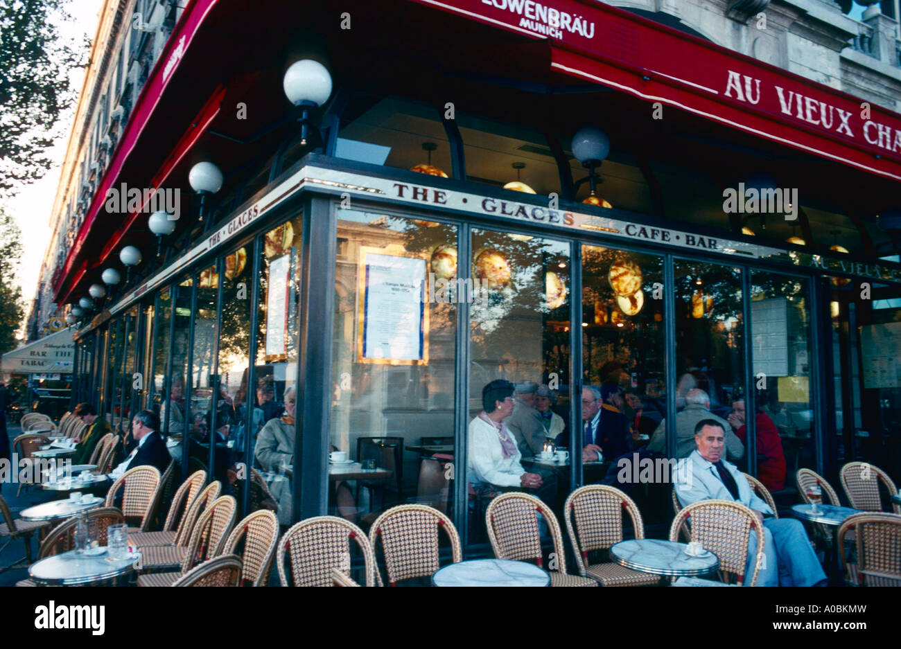 Il Bistro Chatelet a Parigi Foto Stock