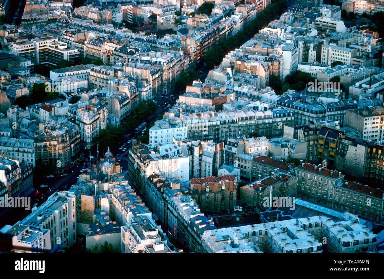 Boulevard Montparnasse Parigi Foto Stock