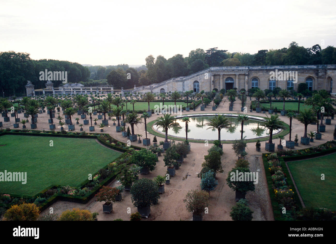 Schloss Versailles parco Palmengarten Frankreich Foto Stock