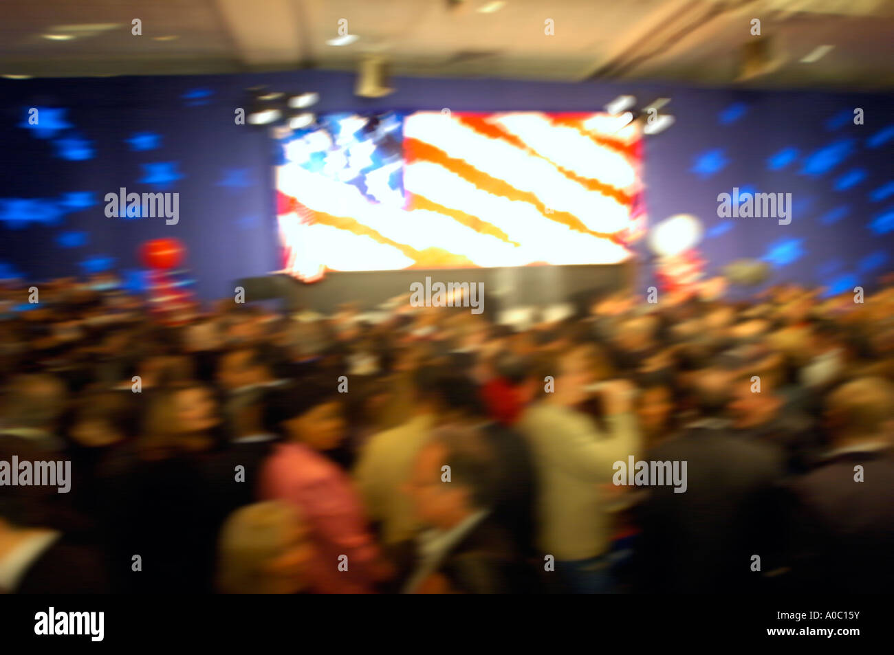 Elezione notte celebrazione presso la NY Sheraton Hotel Foto Stock