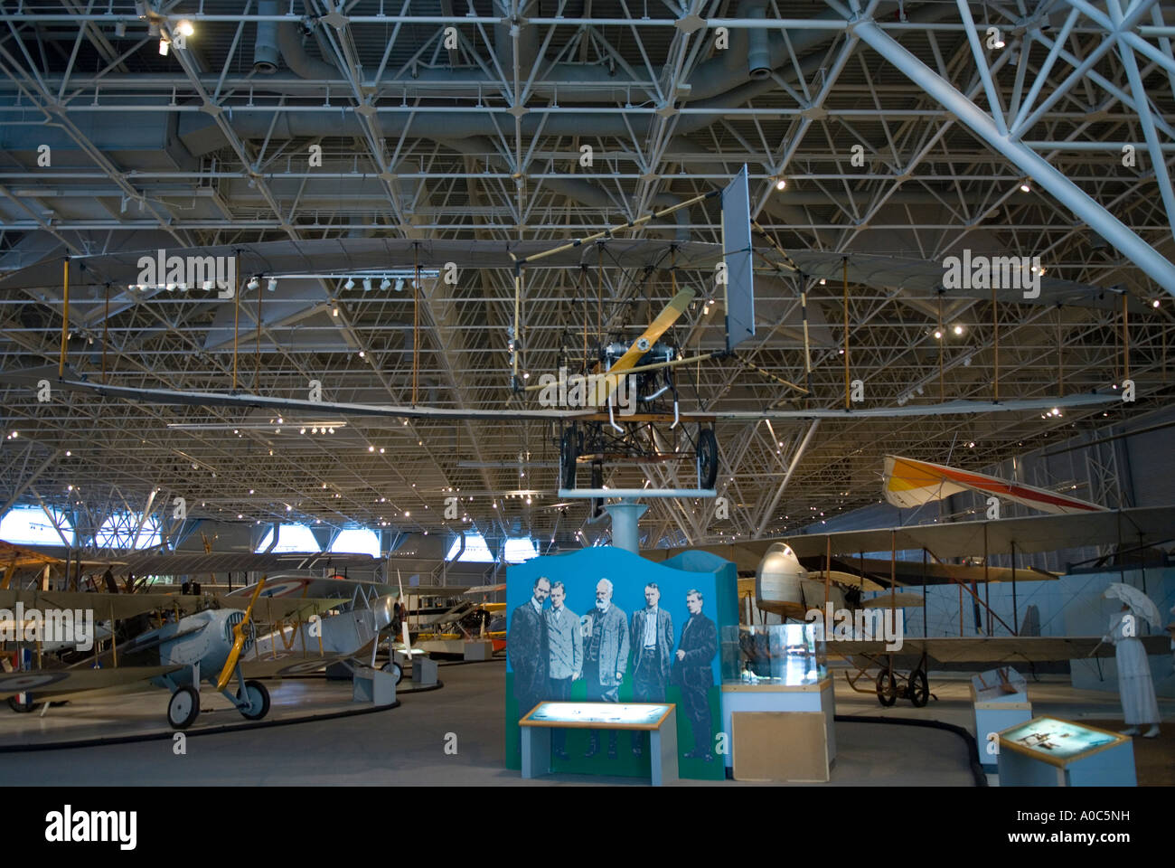 Immagine stock della Canadian Aviation Museum di Ottawa Foto Stock