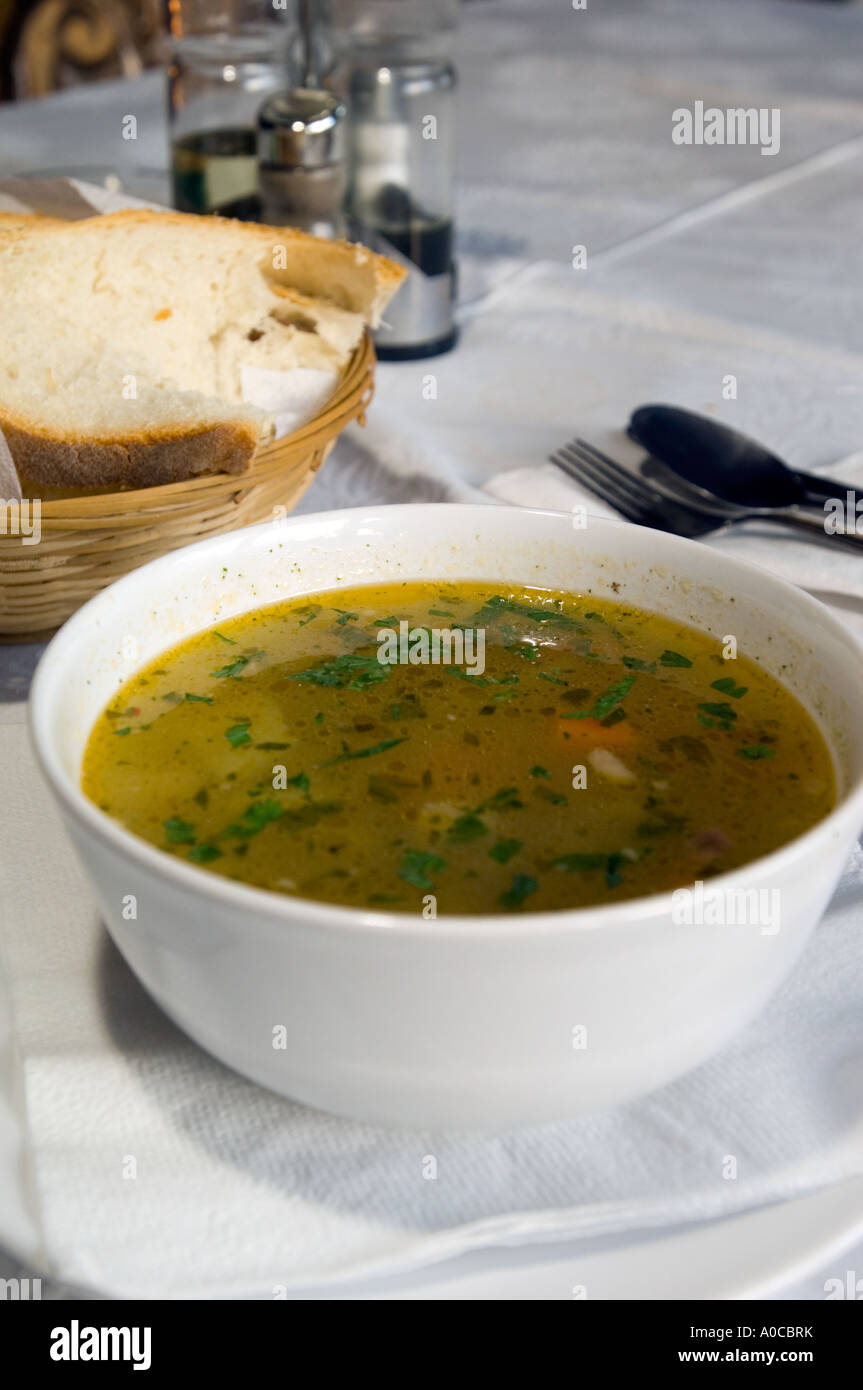 Europa Romania Maramures ristorante in borsa offre una tradizionale cucina rumena Foto Stock