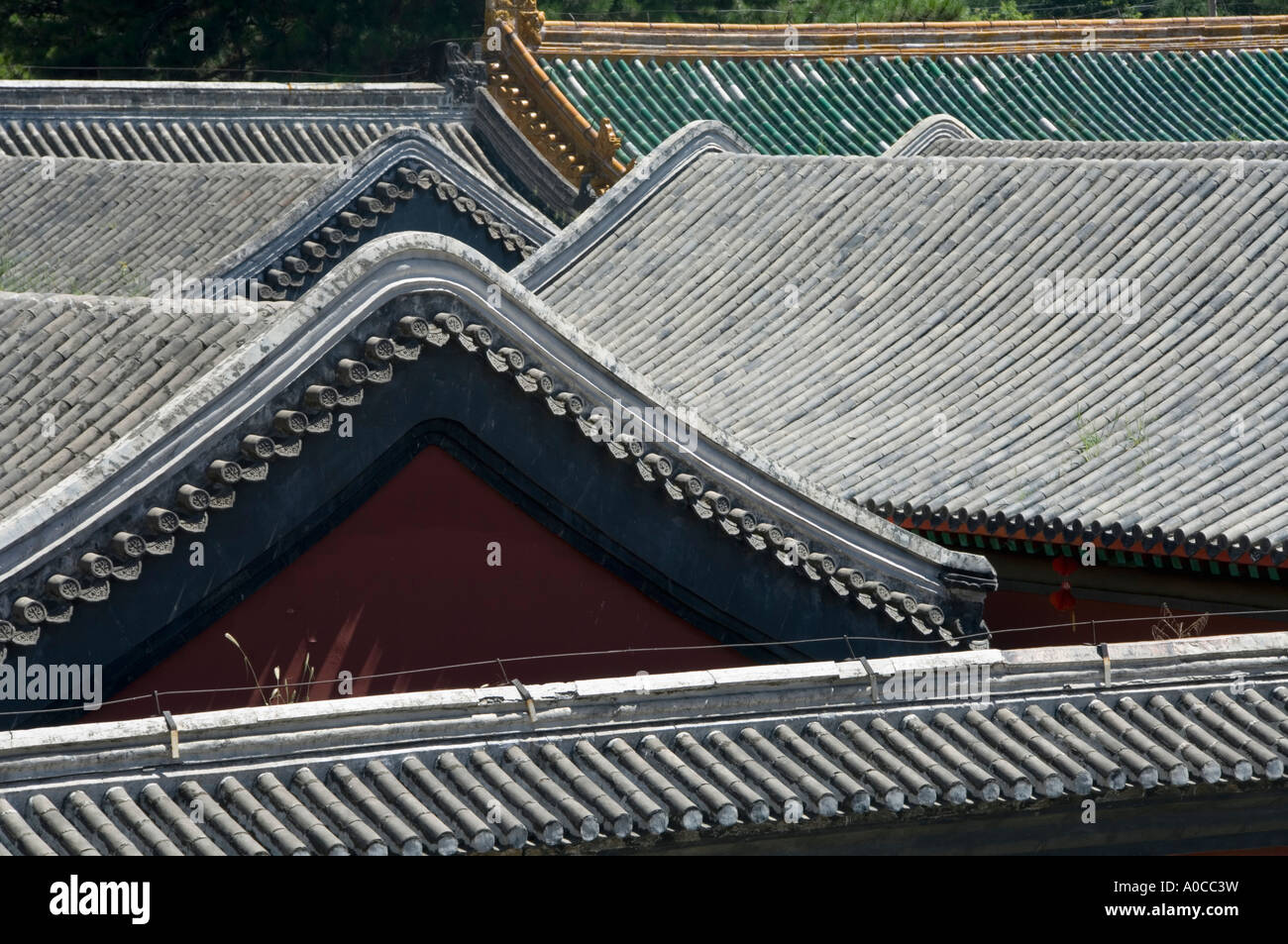 Puning si (Tempio di Pace universale) con il cinese tradizionale edificio in Chengde sul sito del Patrimonio mondiale Foto Stock