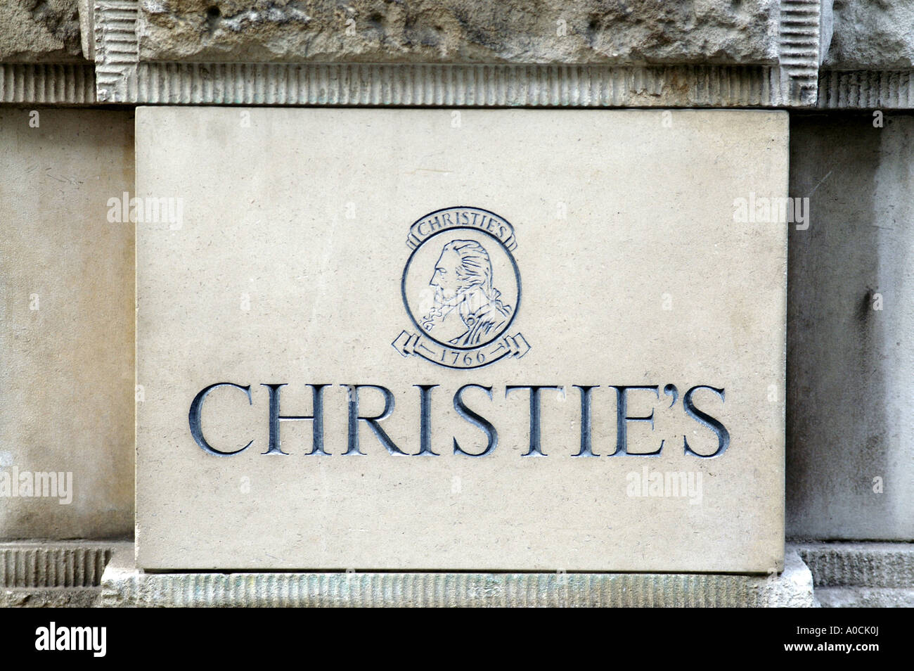 Christie's banditori King Street London Foto Stock