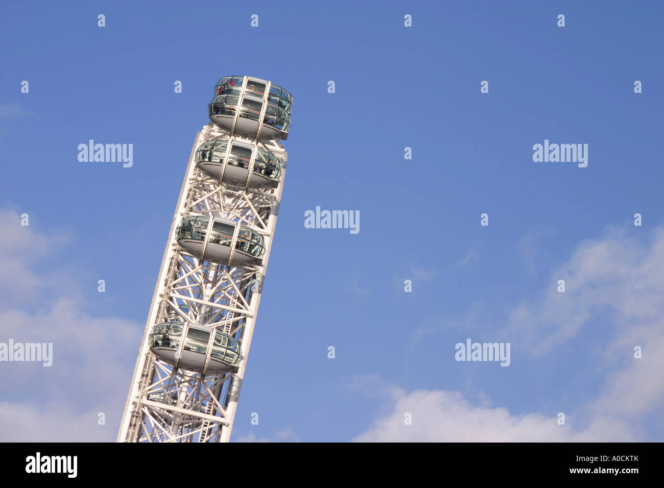 London Eye attrazione Embankment Central London Regno Unito Foto Stock