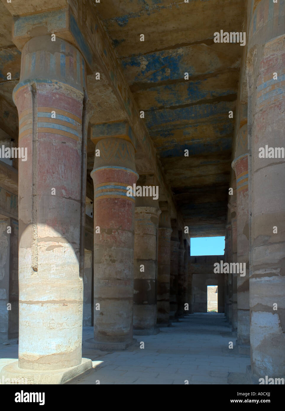 Tempio di Karnak Egitto Foto Stock