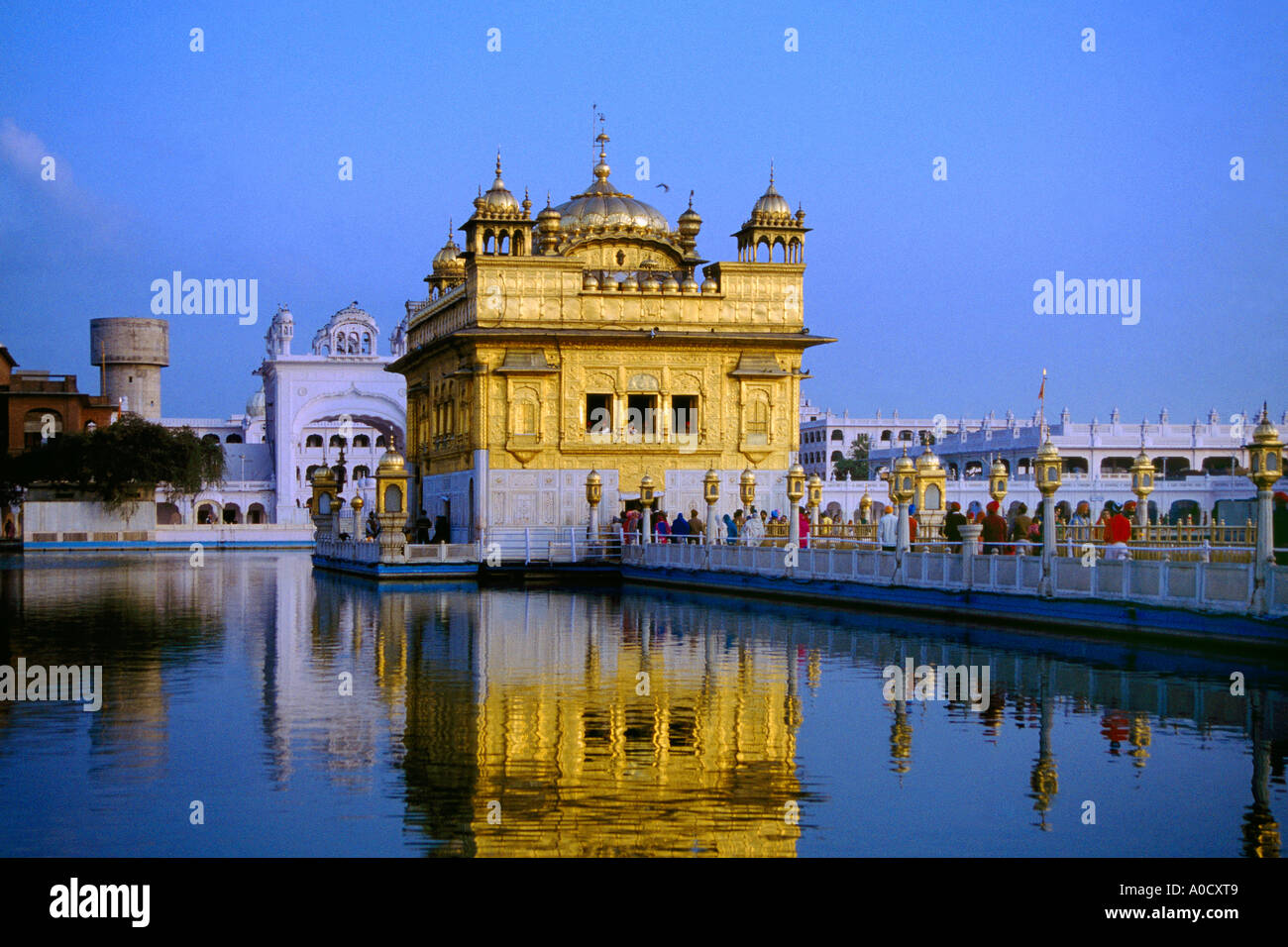 Amritsar India Sri Harmandir Sahib Tempio d'oro Foto Stock