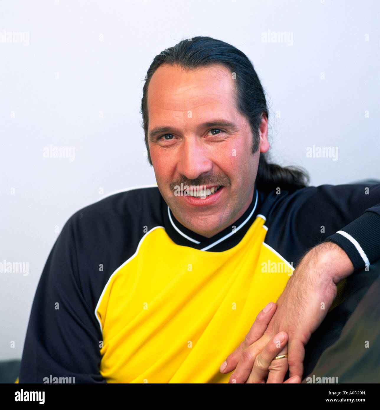 Ex Inghilterra e Arsenal Football portiere David Seaman a Londra in Inghilterra in Gran Bretagna nel Regno Unito Foto Stock