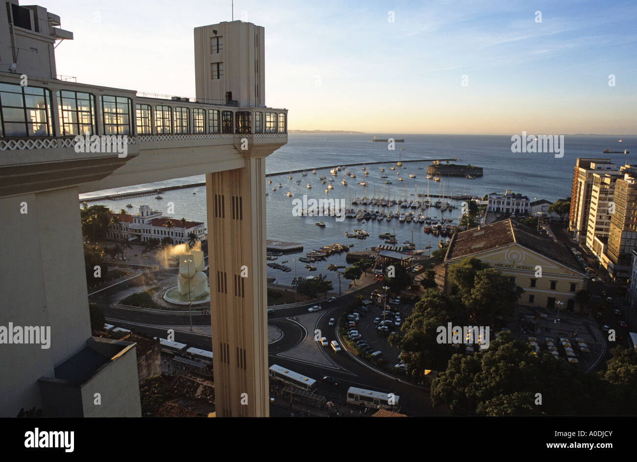 Elevador da Cidade Baixa Salvador Brasile Foto Stock