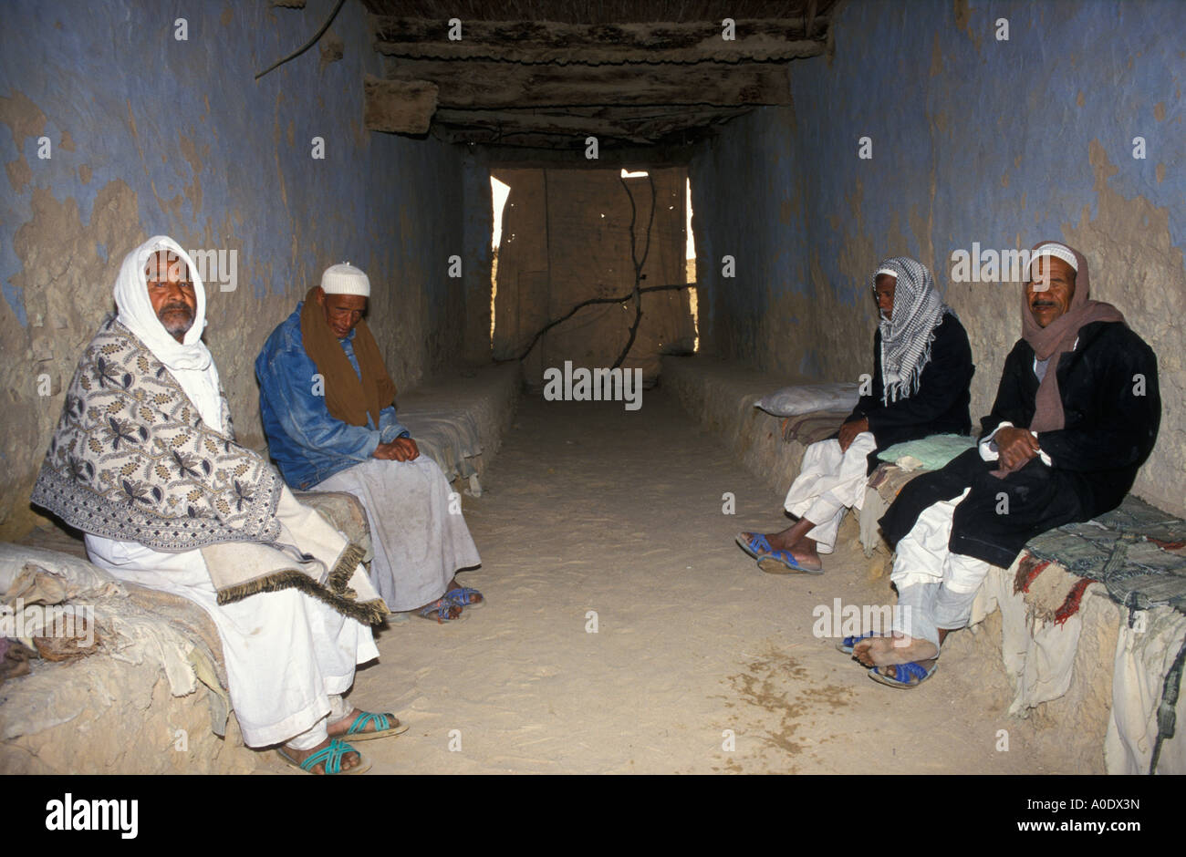 Gli anziani Siwa Sahara Desert Egitto Foto Stock