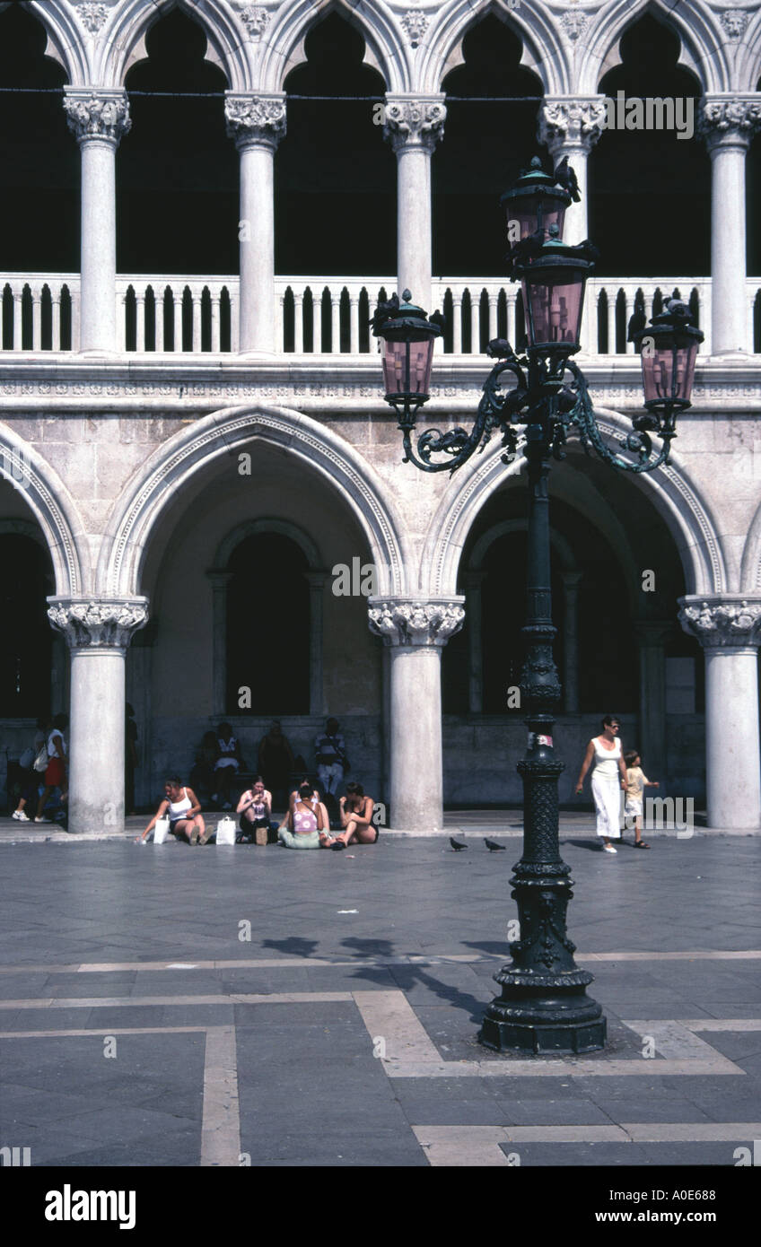 La piazzetta di San Marco Venezia Foto Stock