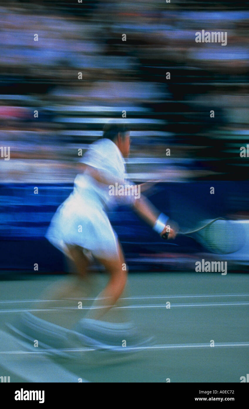 Giocatore di tennis Foto Stock