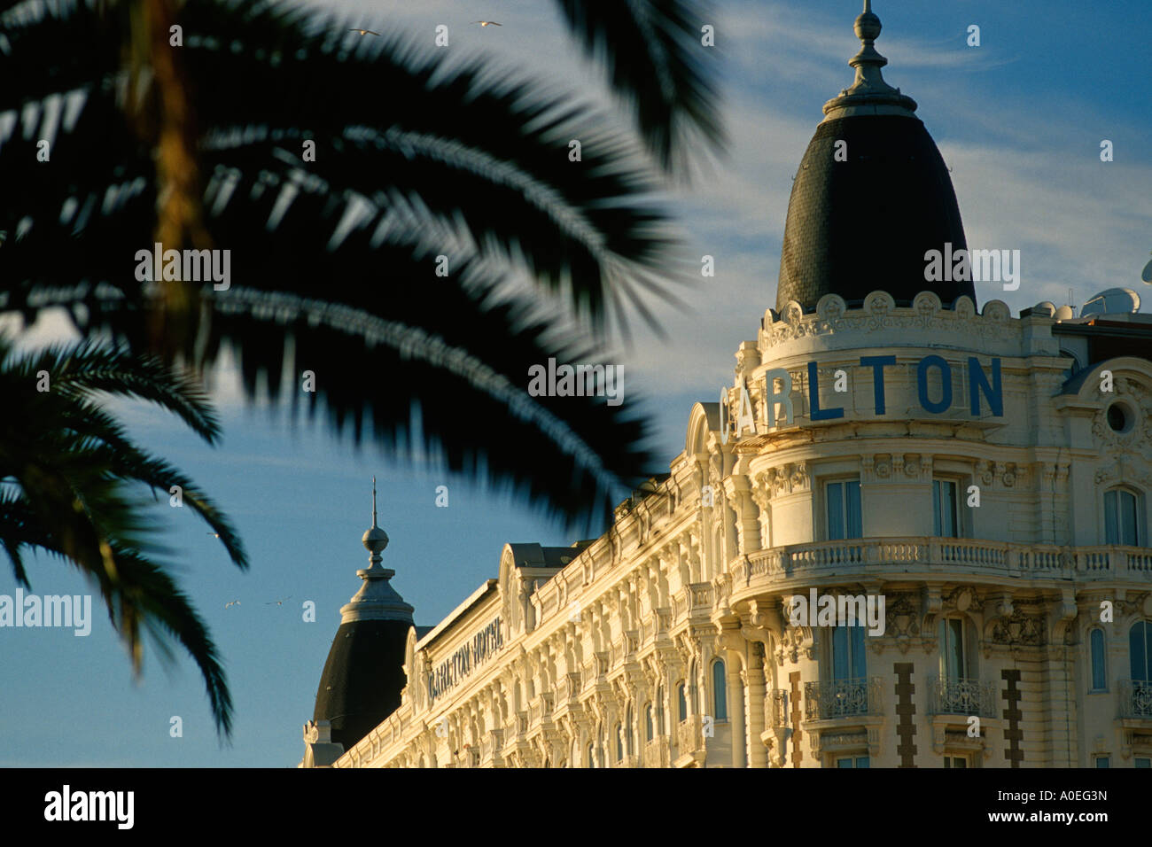 Francia Cannes Carlton Hotel Foto Stock