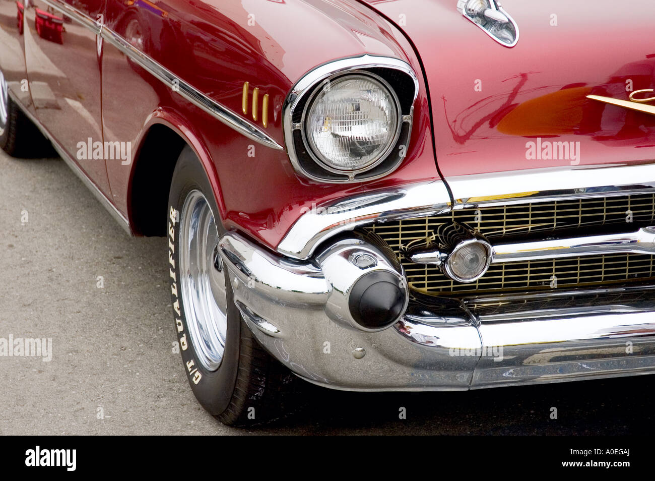 1957 Chevy Classic Car Foto Stock